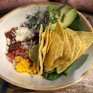 Burrito bowl at Don Vegan in Quebec