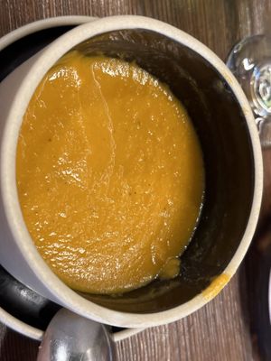 tomato soup at Don Vegan in Quebec