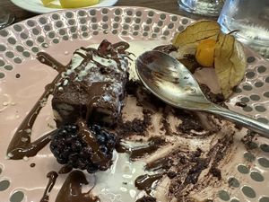 brownie at Don Vegan in Quebec