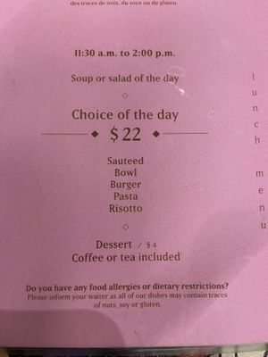 Lunch special   at Don Vegan in Quebec