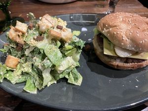 Impossible WAC burger (Big Mac sauce)   at Don Vegan in Quebec