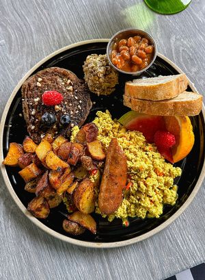 Don Breakfast Plate  at Don Vegan in Quebec