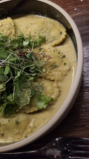 Ravioli at Don Vegan in Quebec