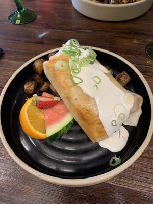 Morning Burrito  at Don Vegan in Quebec