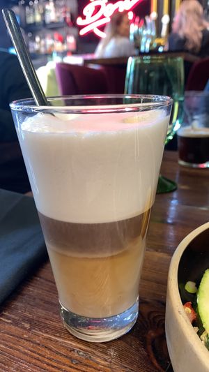 Latte  at Don Vegan in Quebec