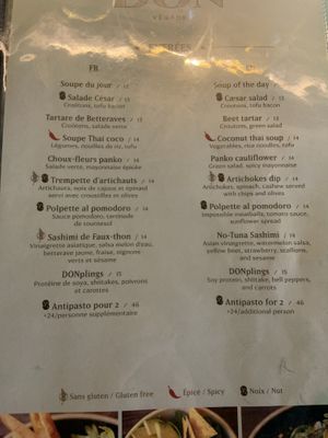   at Don Vegan in Quebec