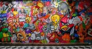 Art  at Don Vegan in Quebec