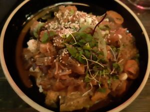 Mijoté style bourguignon at Don Vegan in Quebec