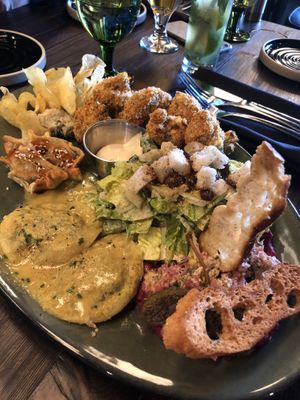 Antipasti to die for at Don Vegan in Quebec