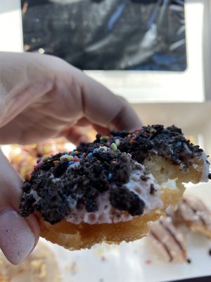 Dude these are so good! at Maui Ono Donuts in Kihei