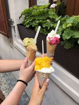 So delicious  at Creme de la Creme - Zmrzlinový Salon  in Prague
