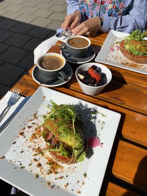 Avocado sandwich at The Breakfast Club - Sloterdijk in Amsterdam