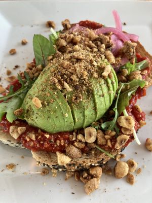 Vegan avocado toast   at The Breakfast Club - Sloterdijk in Amsterdam