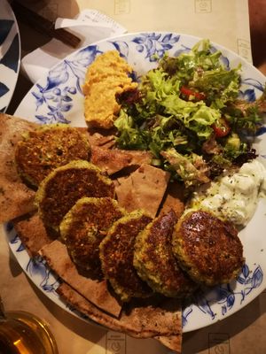 Falafel at Pernera in Patmos