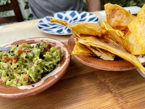 Amazing guac!  at Pernera in Patmos
