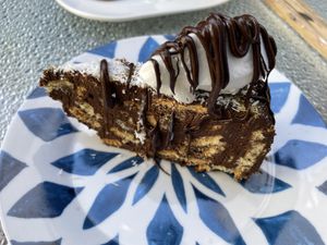 Delicious dessert!  at Pernera in Patmos