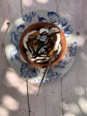 Delicious dessert!  at Pernera in Patmos