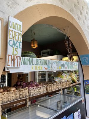 Cute storefront   at Pernera in Patmos