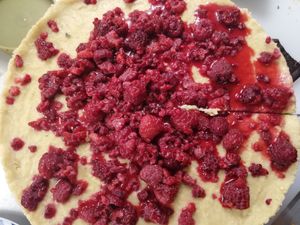 Cheesecake with organic vegan cream at Pernera in Patmos