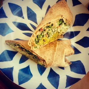 Felafel wrap!!! at Pernera in Patmos