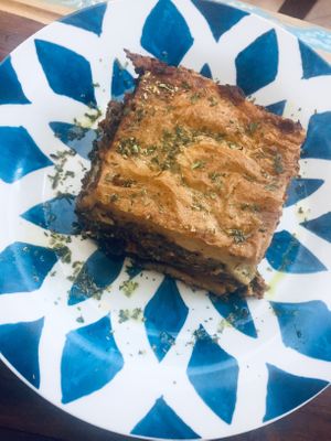 Best mousakka EVER!😍 at Pernera in Patmos