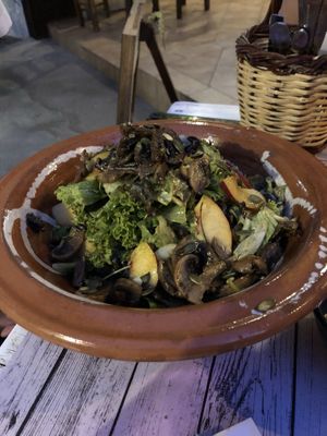 Protein salad at Pernera in Patmos