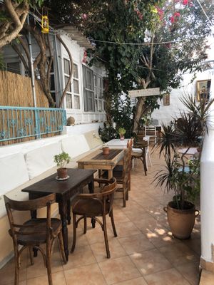 Outside  at Pernera in Patmos