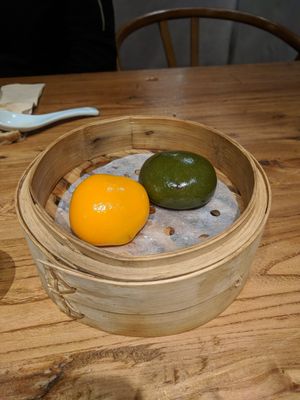 Rice and bean sweets at SUHU 素虎 - Fortune Time in Beijing