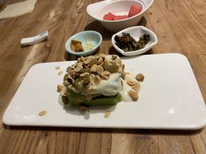 Pea desert at SUHU 素虎 - Fortune Time in Beijing