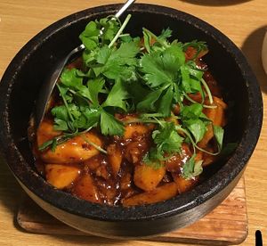 Root vegetables  at SUHU 素虎 - Fortune Time in Beijing