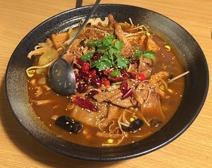 Hot pot with “meat" at SUHU 素虎 - Fortune Time in Beijing