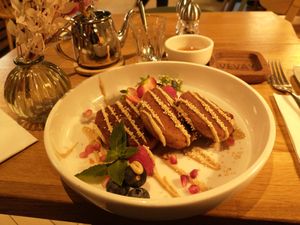 Buchweizen Pancakes at Vevay Kitchen in Frankfurt