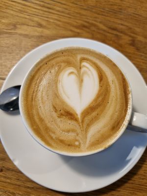 Oat Cappuccino at Vevay Kitchen in Frankfurt