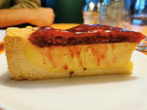 Cheesecake at Vevay Kitchen in Frankfurt