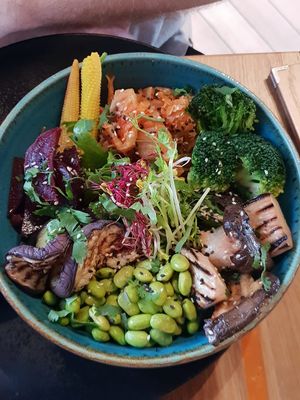 Super buddah bowl at Vevay Kitchen in Frankfurt
