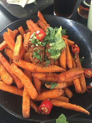 Sweet potato fries  at Vevay Kitchen in Frankfurt