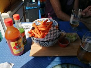 Sweet Potato fries at Ay Chihuahua in Torre De La Horadada