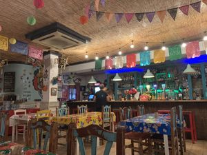 Vibrant interior at Ay Chihuahua in Torre De La Horadada