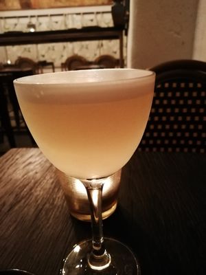 Pear cocktail 😍 at Dorshi in Bridport