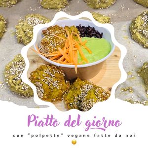 One of our choices dish of the day. Vegan or vegetarian, some gluten-free (there may be traces!). Hot meals, also ready to take away ☺️👍 at Nectare 2 in Bologna