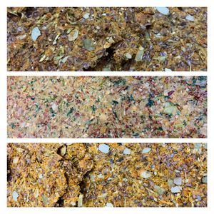 VEGAN raw bread with mixed vegetables, fibre and many different seeds. Soooo delicious, nutritious and healthily! 😋 at Nectare 2 in Bologna