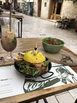 Burger  at Pandora Greenbox in Split