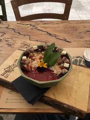 Açaí bowl at Pandora Greenbox in Split
