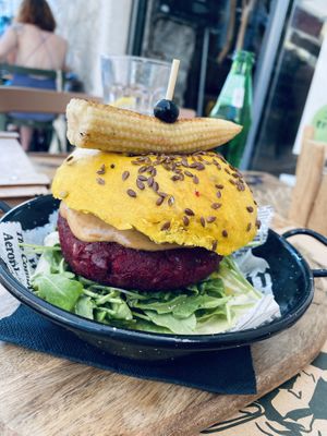 Burger  at Pandora Greenbox in Split