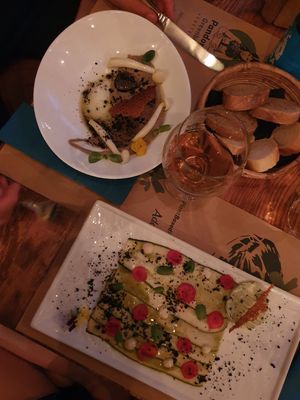 Starters at Pandora Greenbox in Split