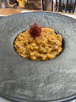 Risotto de cenoura  at Pandora Greenbox in Split