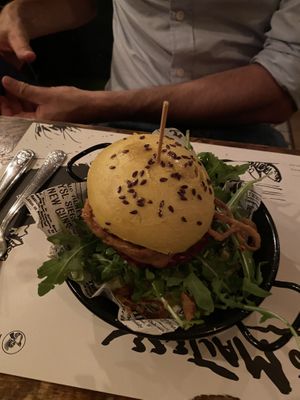 Lucy in the sky burger  at Pandora Greenbox in Split