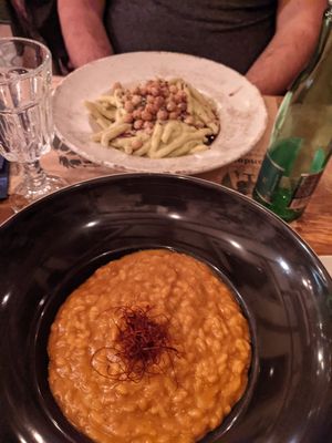 Nasty risotto, decent-ish pasta if you're starving at Pandora Greenbox in Split