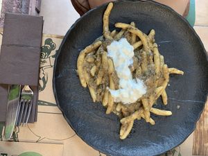 Truffle pasta  at Pandora Greenbox in Split