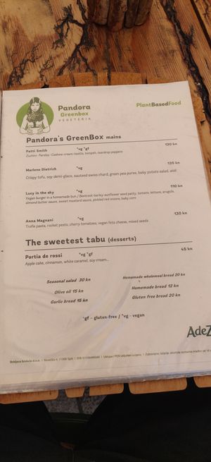  at Pandora Greenbox in Split